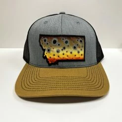 Hats Wes Ashcraft MT Trout Patch Trucker