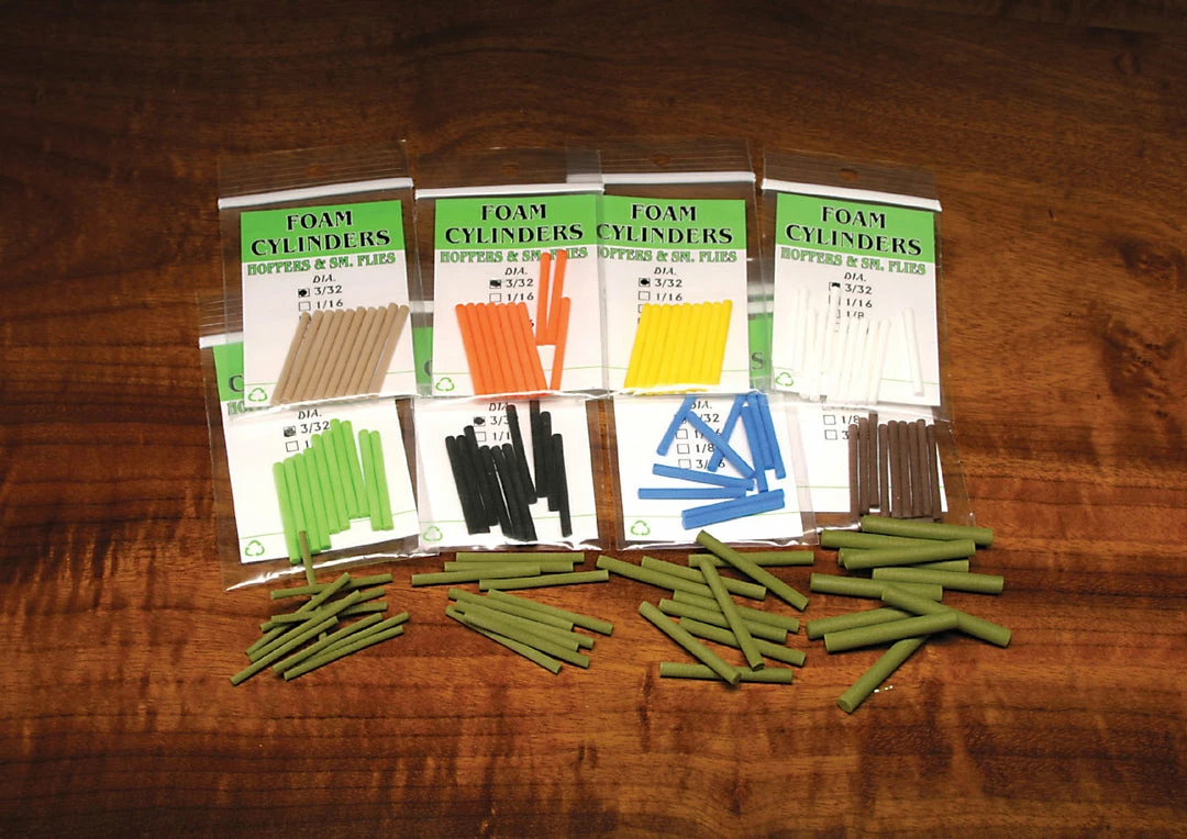 Wapsi Foam Cylinders Fly Tying 1 Wapsi Foam Cylinders Fly Tying